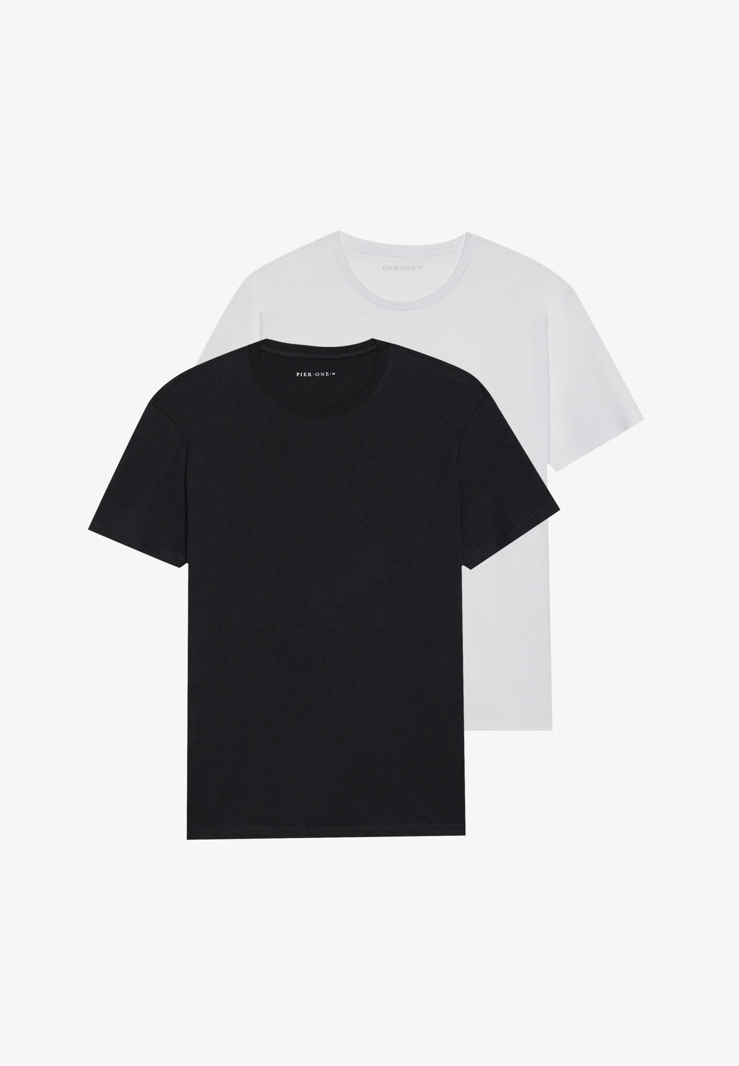 Organic Black/ White T-shirts 2 pack